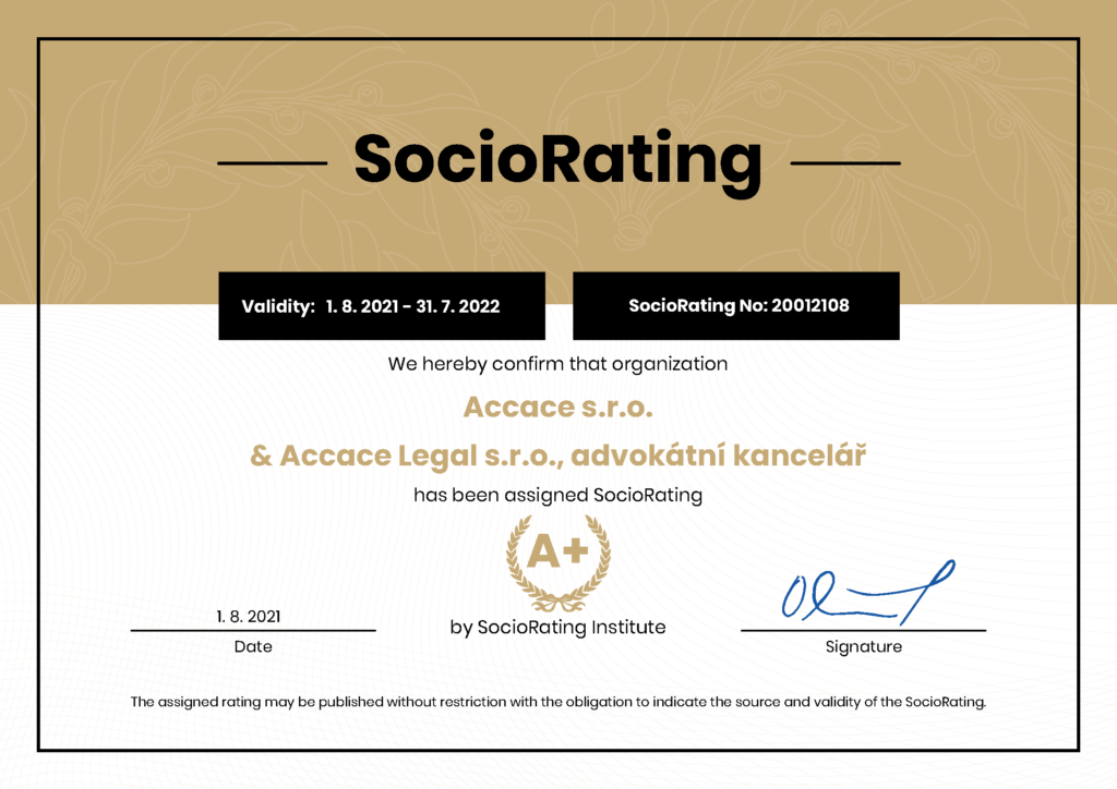 certifikát sociorating